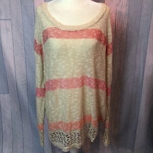 Maurices Tunic Long Sleeve Knit Top plus Size 2